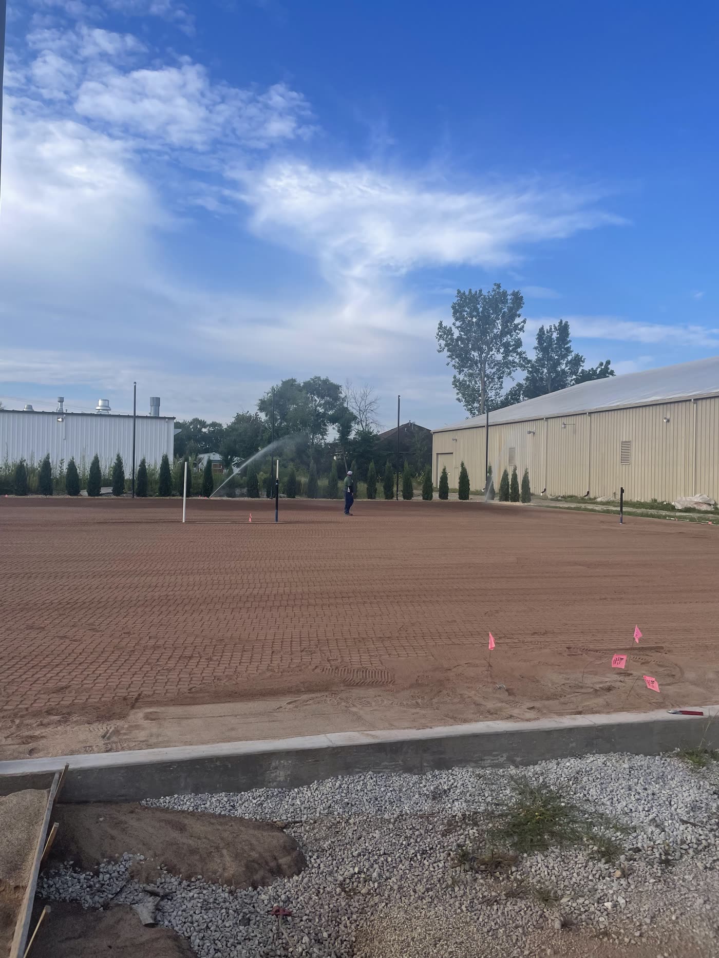 Finely graded rootzone surface